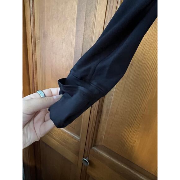 Greyson Women's Halley Quarter Zip Activewear Turtleneck in Shepherd Black SZ S - Picture 6 of 15